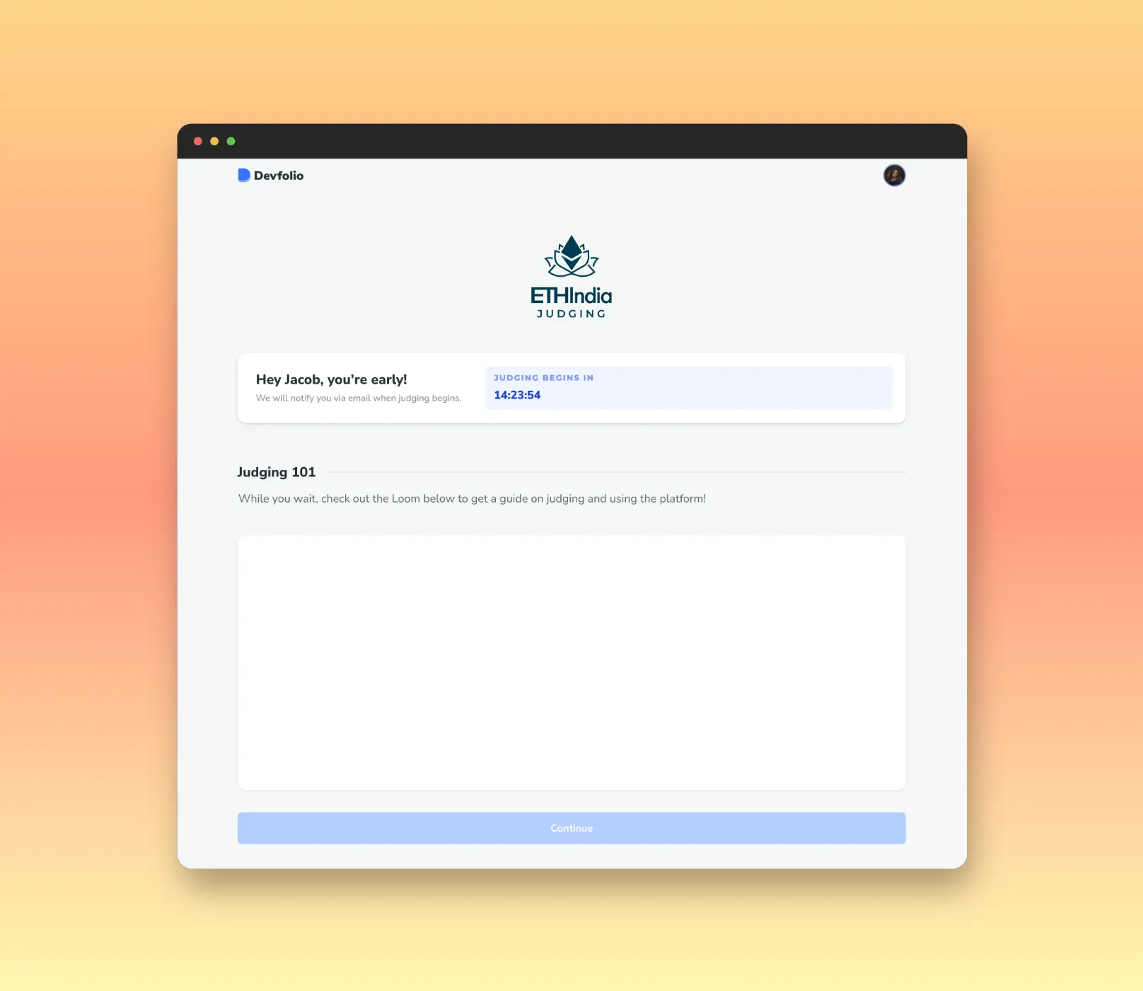 Judging access email and dashboard view